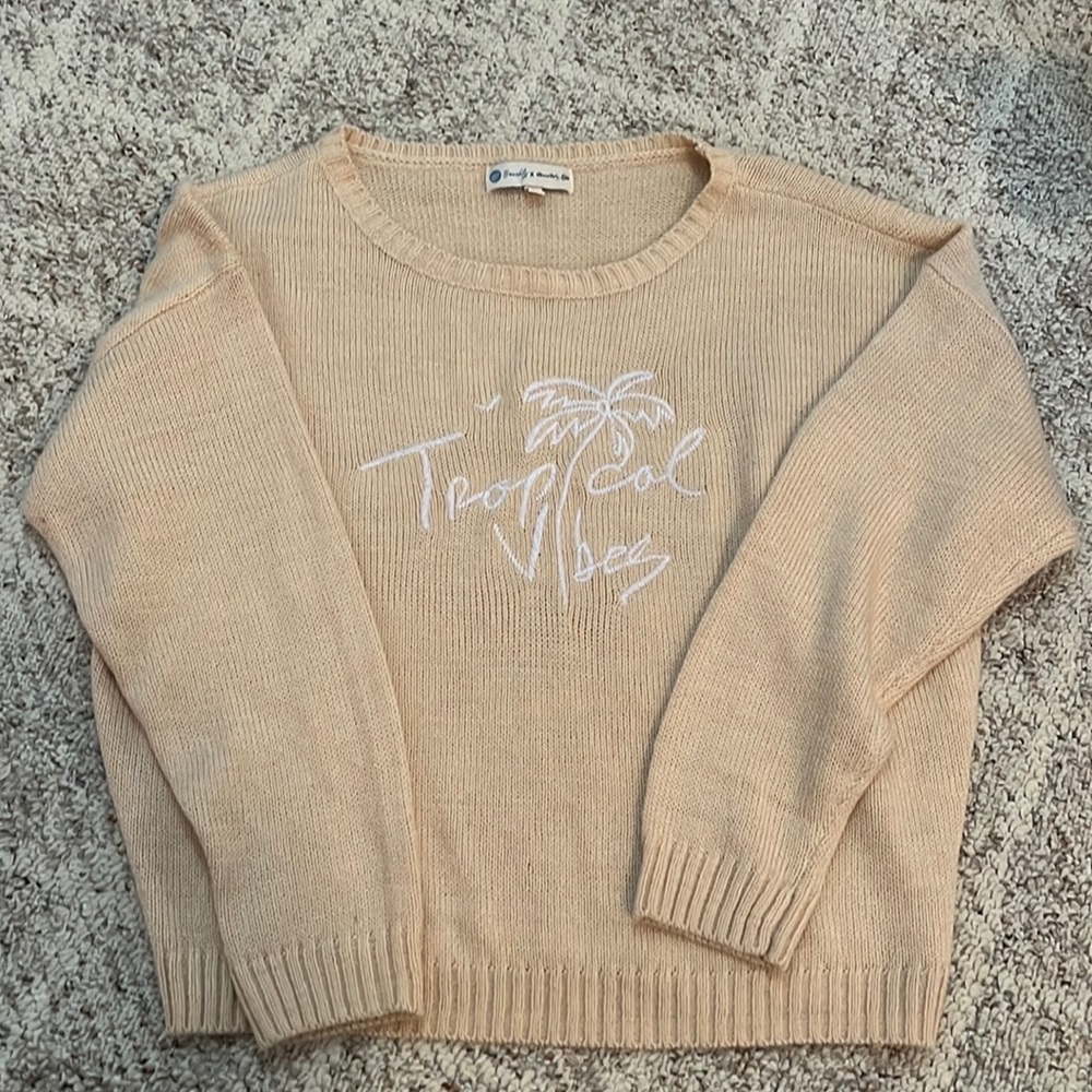 Beachly x goldfish kiss sweater in size M